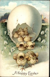 A Happy Easter Postcard