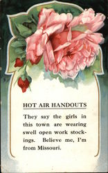 Hot Air Handouts Postcard