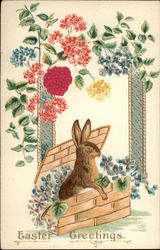 Easter Greetings Postcard