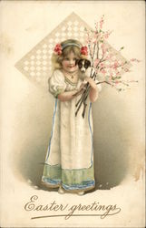 Easter Greetings Postcard