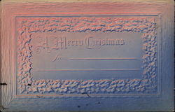 A Merry Christmas Postcard