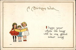 A Birthday Wish Postcard