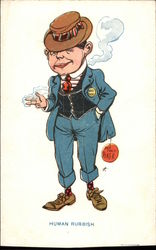 Human Rubbish Postcard