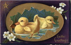 Easter Greetings Postcard