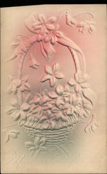 Basket of Flowers Postcard