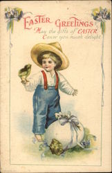 Easter Greetings Postcard