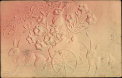 Easter Greetings Postcard