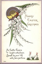 Happy Easter Greetings Postcard