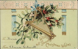 Wish all Good Christmas Wishes Postcard Postcard