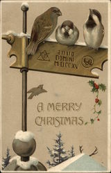 A Merry Christmas Postcard Postcard