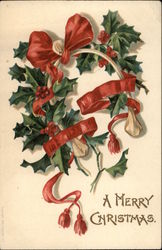 A Merry Christmas Postcard Postcard