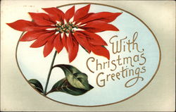 With Christmas Greetings Postcard