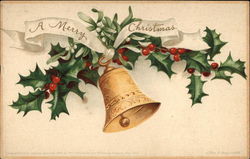 A Merry Christmas Postcard Postcard