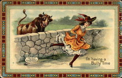 I'm Having A Bully Time Postcard