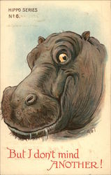 Hippo Series No. 6 Postcard