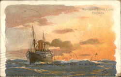 Doppelschrauben Postdampter "Bremen" Postcard