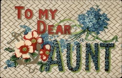 To My Dear Aunt Postcard