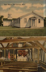 Chapel, Fort Devens, Mass Postcard