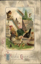 Easter Greetings Postcard