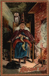 Halloween Witch Postcard