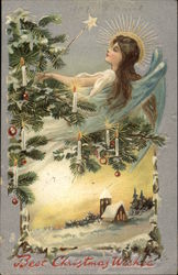 Best Christmas Wishes Postcard