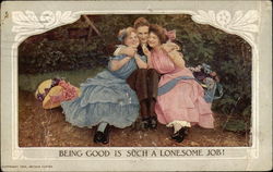 Being Good is Such a Lonesome Job! Postcard