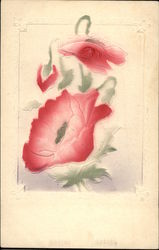 Red Flowers Postcard Postcard