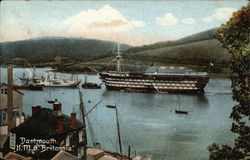 Dartmouth H.M.S. Britannia Boats, Ships Postcard Postcard