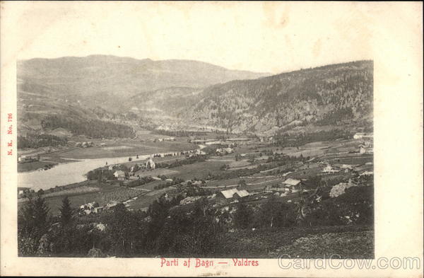 Parti af Bagn Valdres Norway