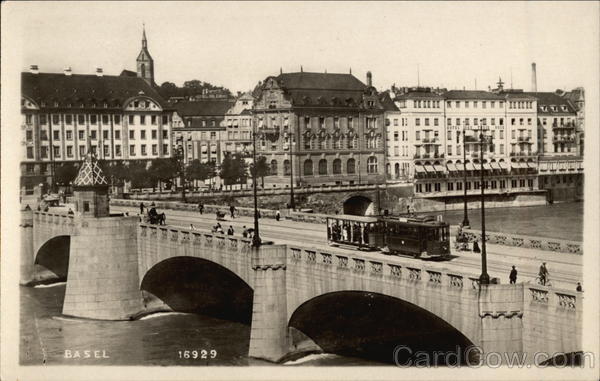 View of City Basel Switzerland