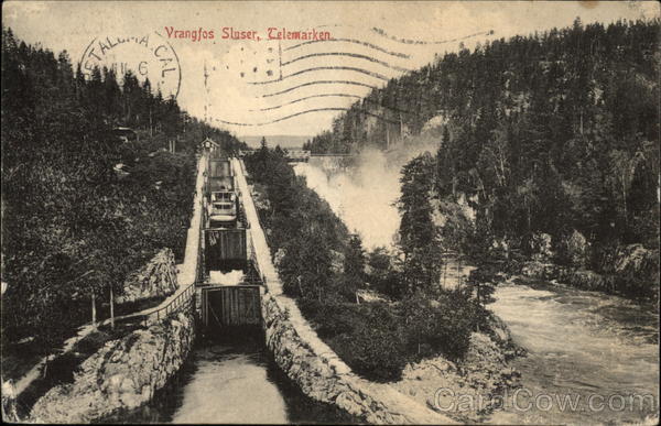 Vrangfos Slaser Telemark Norway
