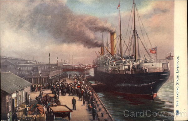 The Landing Stage Liverpool England Merseyside