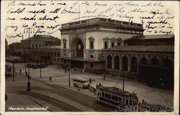 Hauptbahnhof Mannheim Germany