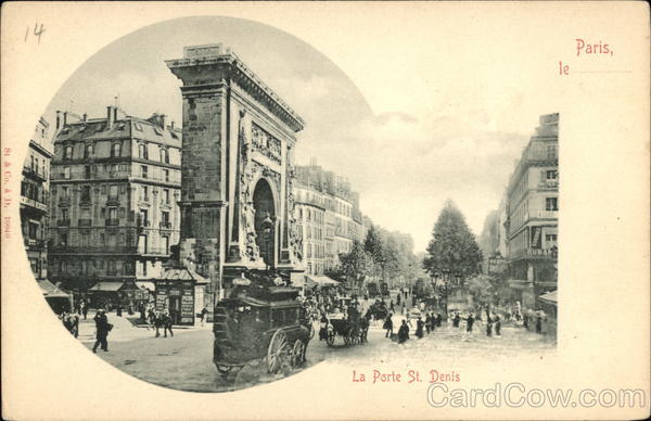 La Porte St. Denis Paris France