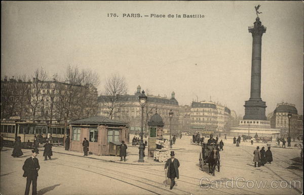 Place de la Bastille Paris France