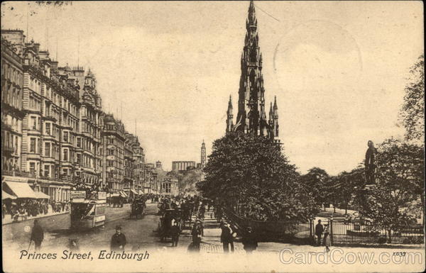 Princes Street Edinburgh Scotland