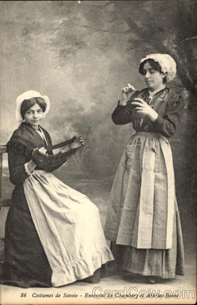 Costumes de Savoie, Environs de Chambéry et Aix-les-Bains France