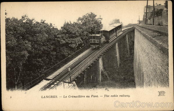 View of Cable Railway Langres France