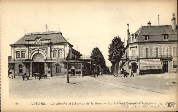 Market and Terminus Avenue Nevers France