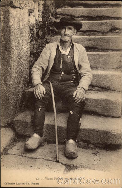 Old Morbihan Farmer France
