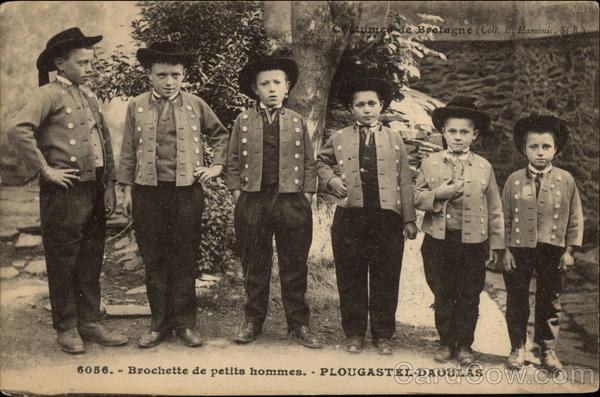 Boys in Traditional Costume Plougastel-Daoulas France