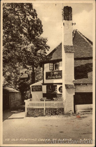 Ye Old Fighting Cocks St. Albans England