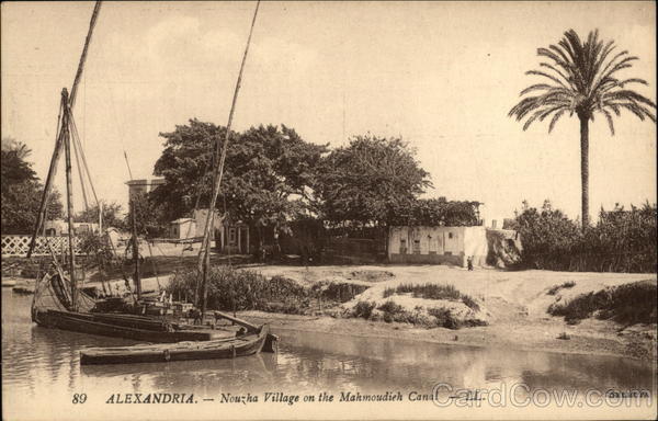 Nouzha Village on the Mahmoudieh Canal Alexandria Egypt