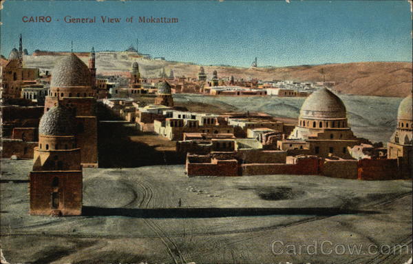 General View of Mokattam Cairo Egypt Africa