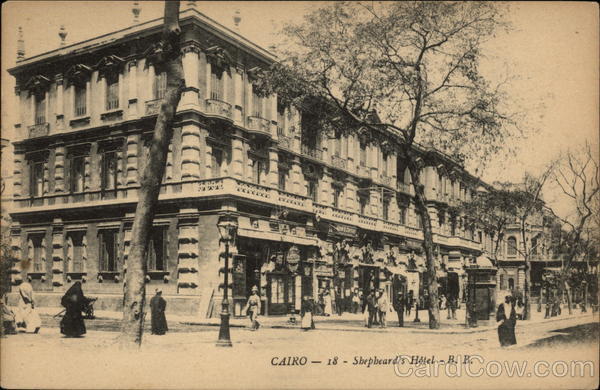 Shepheard's Hotel Cairo Egypt Africa