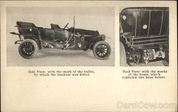 Car in Which Archeduke Franz Ferdinand Was Assassinated Vienna Austria