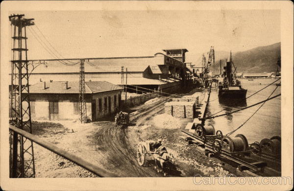 Les Quais de la Cie des Phosphates Bône France