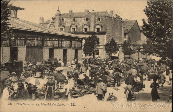 Le Marche des Lices Rennes France