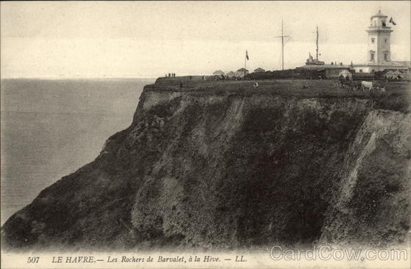 Les Rochers de Barvalet, à la Hève Le Havre France