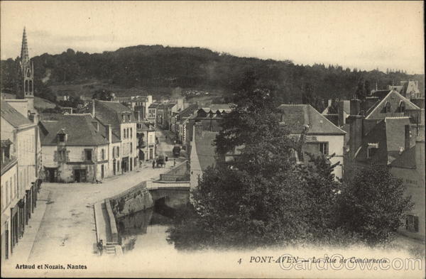 La Rue de Concarneau Pont-Aven France